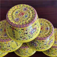 2 Stück verzinnte Stahldose